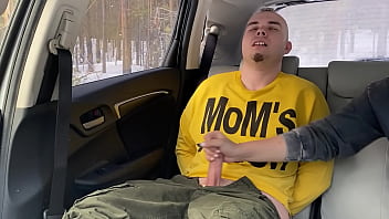 I was tied up in the car and made to cum