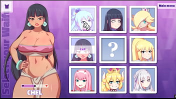 Waifu Hub [PornPlay Parody Hentai game] Emilia from Re-Zero couch casting – Part1 first time porn shooting for that innocent elf