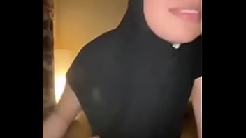 fucking a tight pussy with a big dick in a hijab