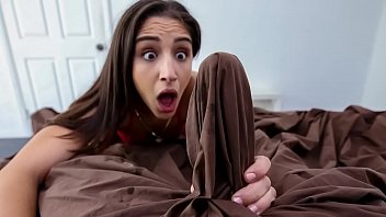 Horny Stepsister Can’t Resist Her StepBrother’s Morning Wood (Abella Danger)