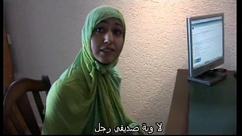 Moroccan slut Jamila tried lesbian sex with dutch girl(Arabic subtitle)