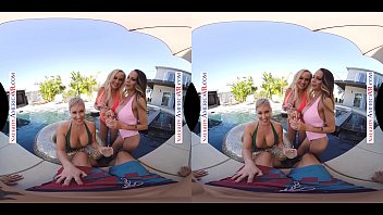 Naughty America Three hotties bang their friend’s son in VR