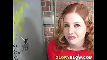 Redhead Cherry Poppens Plays With BBC – Gloryhole