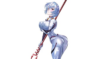 [Hentai] Rei Ayanami of Evangelion has huge breasts and big tits, and a juicy ass !