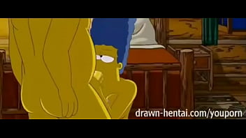 Homer and Marge fuck in Alaska while the forest watches