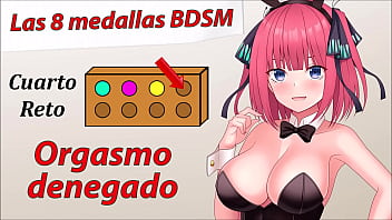 JOI Adventure Rol Hentai – Fourth BDSM medal – In Spanish.