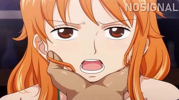 Nami giving blowjob until cum in mouth (full version)