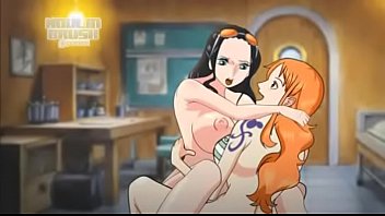 One pIece nami fuck robin futa