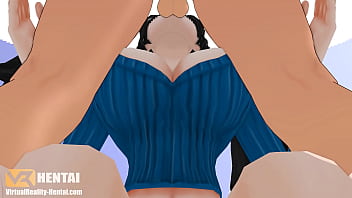 One piece nico robin sucking Dick 3D