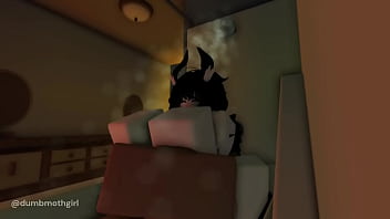 ROBLOX – Moth whore gets her pussy fucked in the shower <3