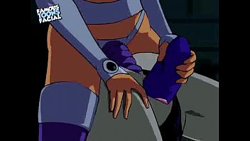 Starfire x Raven Lesbian Sex