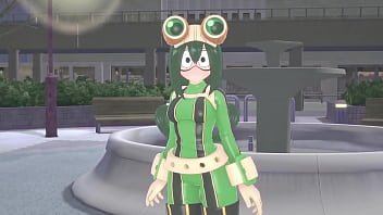 Tsuyu Asui fucking in the park POV | Boku no hero | Short